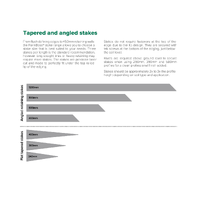 FormBoss REDCOR Stakes 2.5mm to suit for profiles from 75 to 185mm