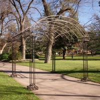 Arched Gazebo in rust 3m x 3m
