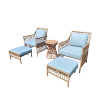 5 Piece Verandah Wicker Outdoor Setting
