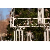 Arched Gazebo 3m x 3m (available in rust or white)