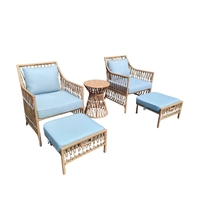 5 Piece Verandah Wicker Outdoor Setting