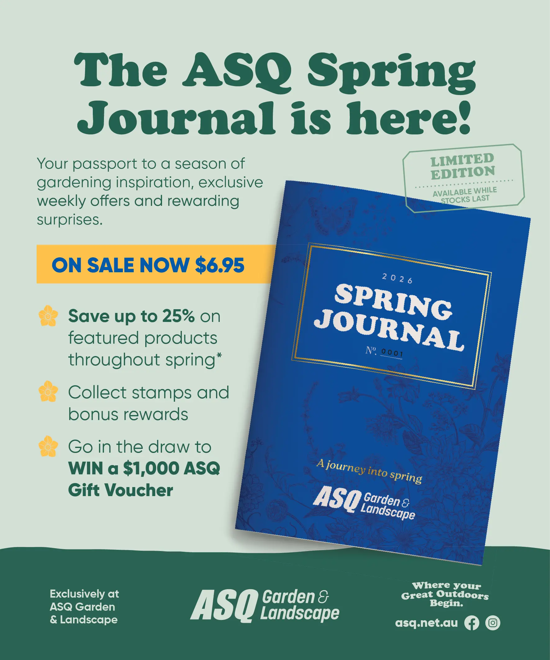 Spring Journal Competition Terms & Conditions